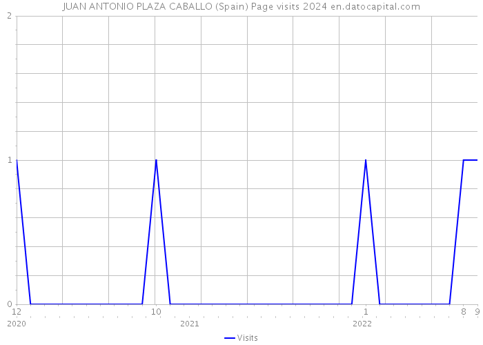 JUAN ANTONIO PLAZA CABALLO (Spain) Page visits 2024 