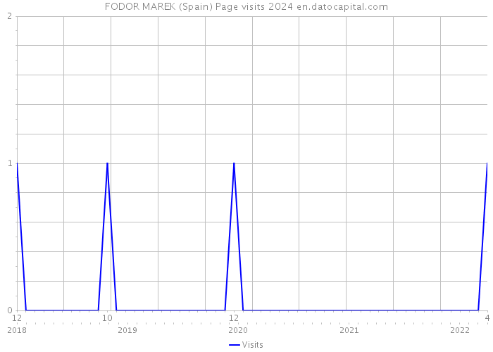 FODOR MAREK (Spain) Page visits 2024 