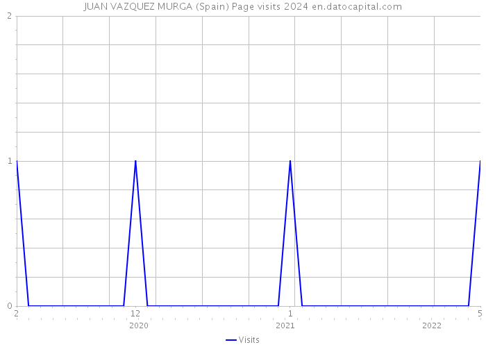 JUAN VAZQUEZ MURGA (Spain) Page visits 2024 