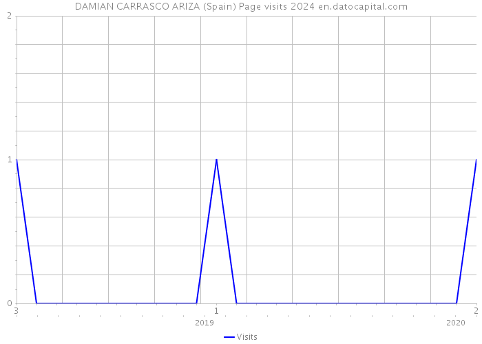 DAMIAN CARRASCO ARIZA (Spain) Page visits 2024 