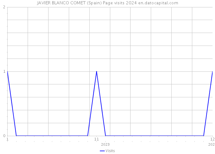 JAVIER BLANCO COMET (Spain) Page visits 2024 