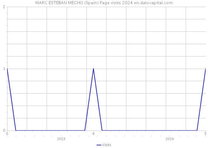 MARC ESTEBAN MECHO (Spain) Page visits 2024 