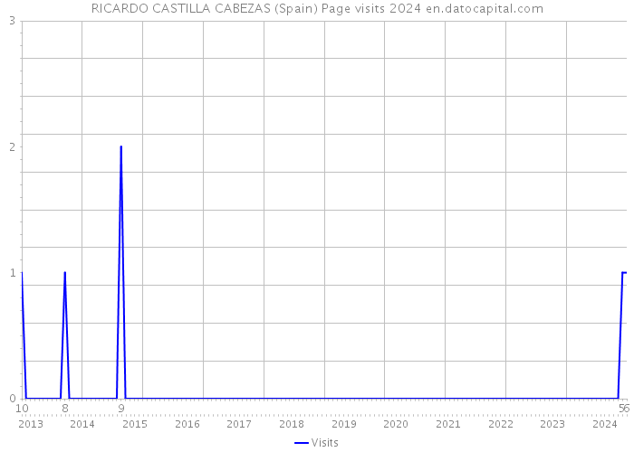 RICARDO CASTILLA CABEZAS (Spain) Page visits 2024 