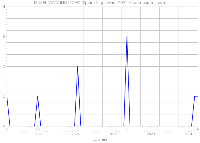 ISRAEL VIZCAINO LOPEZ (Spain) Page visits 2024 