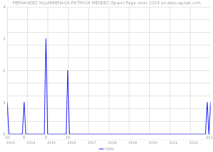 FERNANDEZ VILLARRENAGA PATRICIA MENDEZ (Spain) Page visits 2024 