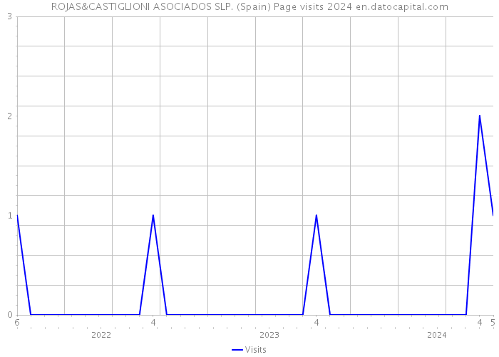 ROJAS&CASTIGLIONI ASOCIADOS SLP. (Spain) Page visits 2024 