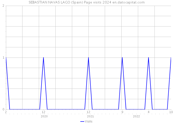 SEBASTIAN NAVAS LAGO (Spain) Page visits 2024 