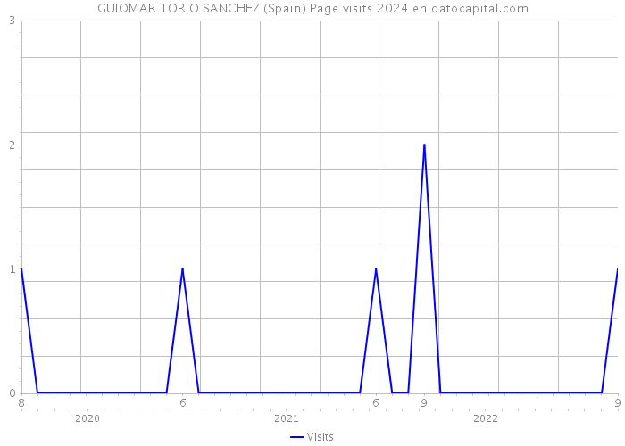 GUIOMAR TORIO SANCHEZ (Spain) Page visits 2024 