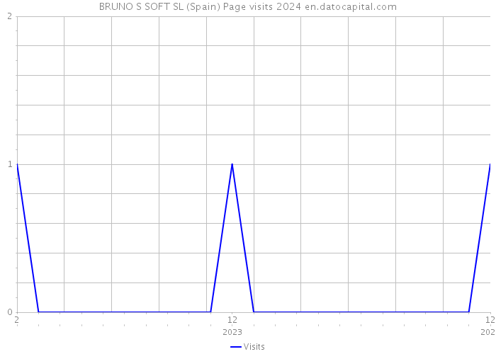 BRUNO S SOFT SL (Spain) Page visits 2024 