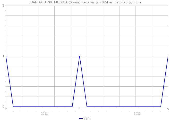 JUAN AGUIRRE MUGICA (Spain) Page visits 2024 