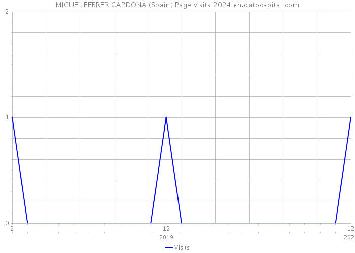 MIGUEL FEBRER CARDONA (Spain) Page visits 2024 