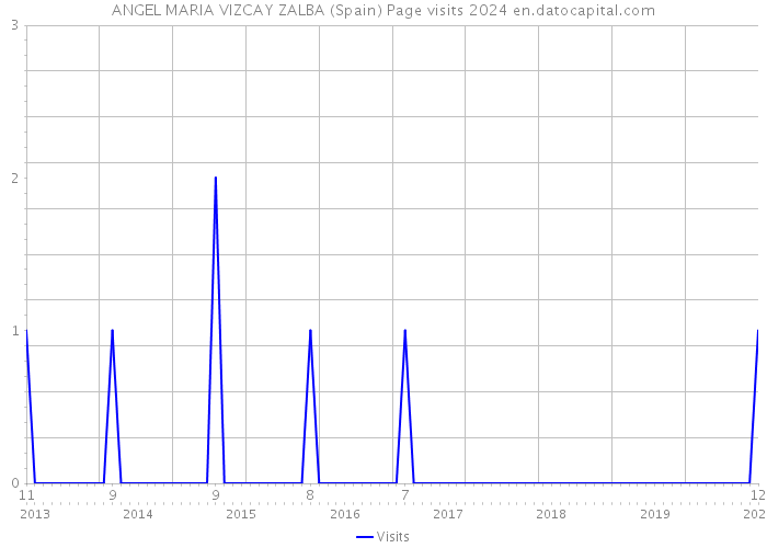 ANGEL MARIA VIZCAY ZALBA (Spain) Page visits 2024 