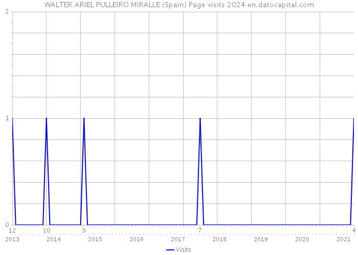 WALTER ARIEL PULLEIRO MIRALLE (Spain) Page visits 2024 