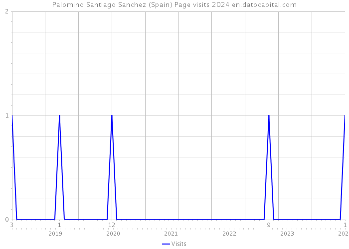 Palomino Santiago Sanchez (Spain) Page visits 2024 