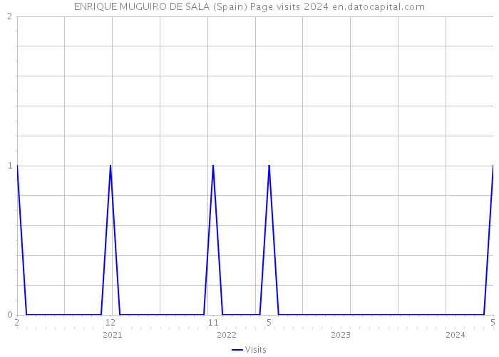 ENRIQUE MUGUIRO DE SALA (Spain) Page visits 2024 