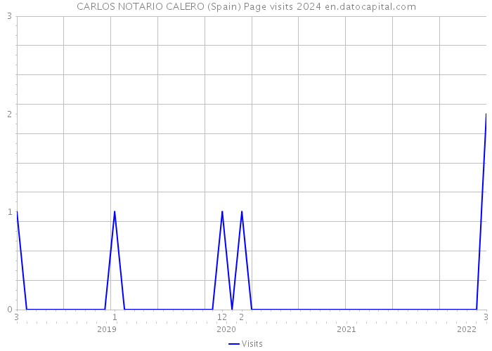 CARLOS NOTARIO CALERO (Spain) Page visits 2024 