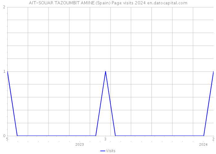 AIT-SOUAR TAZOUMBIT AMINE (Spain) Page visits 2024 