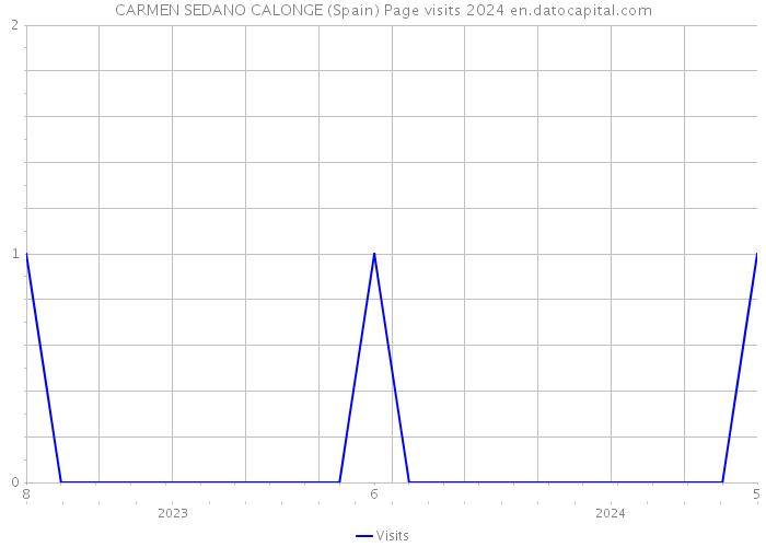 CARMEN SEDANO CALONGE (Spain) Page visits 2024 