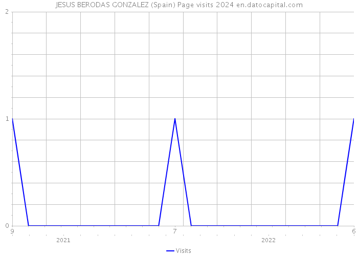 JESUS BERODAS GONZALEZ (Spain) Page visits 2024 