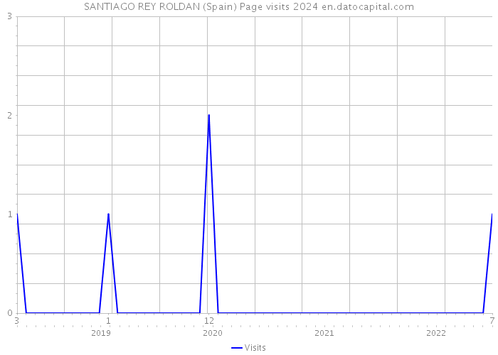 SANTIAGO REY ROLDAN (Spain) Page visits 2024 