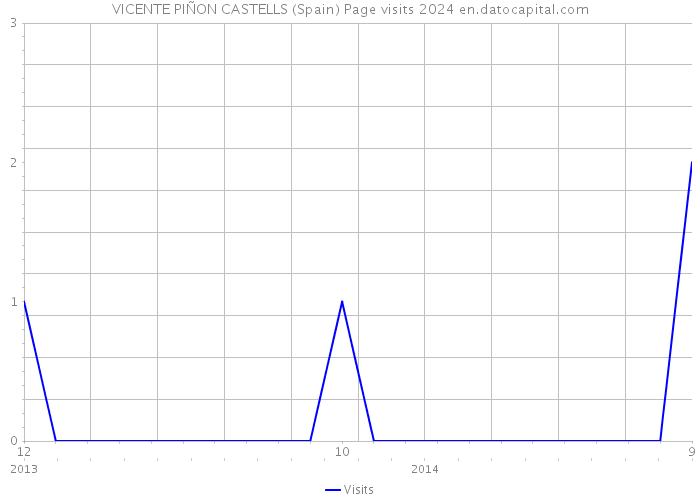 VICENTE PIÑON CASTELLS (Spain) Page visits 2024 