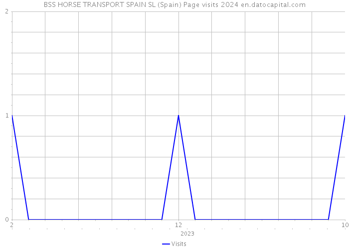 BSS HORSE TRANSPORT SPAIN SL (Spain) Page visits 2024 