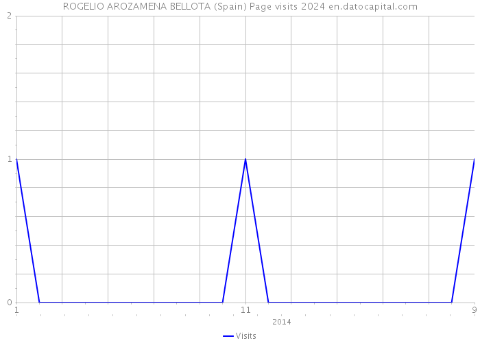 ROGELIO AROZAMENA BELLOTA (Spain) Page visits 2024 