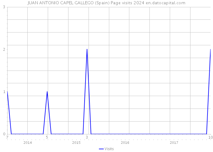 JUAN ANTONIO CAPEL GALLEGO (Spain) Page visits 2024 