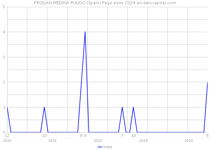 FROILAN MEDINA PULIDO (Spain) Page visits 2024 