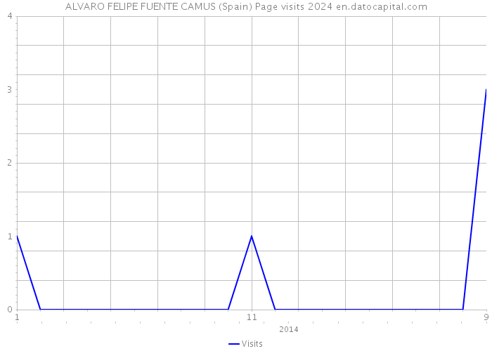 ALVARO FELIPE FUENTE CAMUS (Spain) Page visits 2024 
