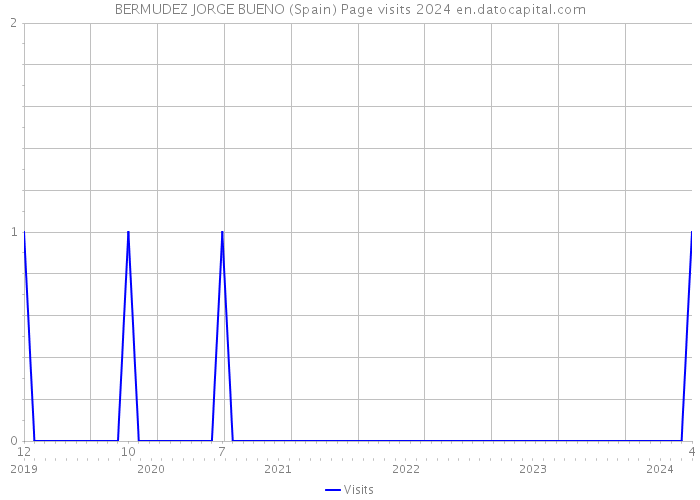 BERMUDEZ JORGE BUENO (Spain) Page visits 2024 