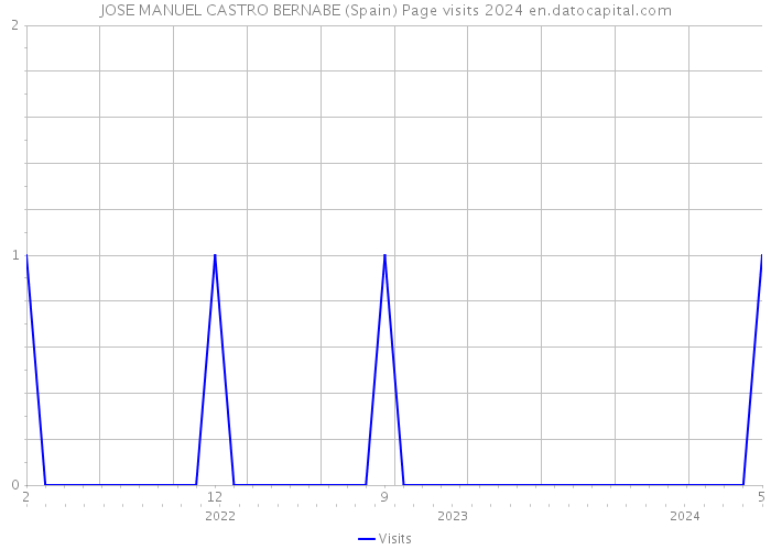 JOSE MANUEL CASTRO BERNABE (Spain) Page visits 2024 