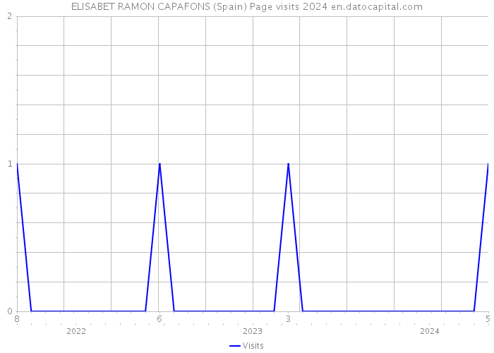 ELISABET RAMON CAPAFONS (Spain) Page visits 2024 