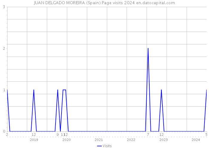 JUAN DELGADO MOREIRA (Spain) Page visits 2024 
