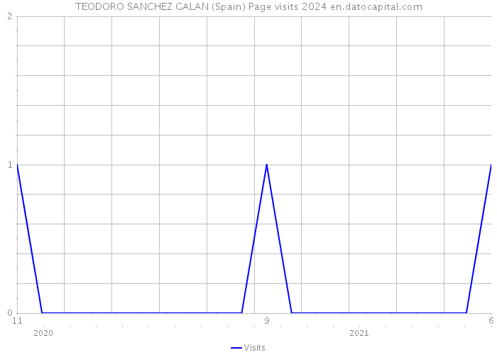 TEODORO SANCHEZ GALAN (Spain) Page visits 2024 