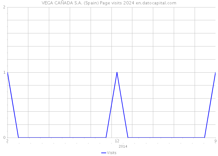 VEGA CAÑADA S.A. (Spain) Page visits 2024 