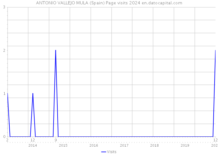 ANTONIO VALLEJO MULA (Spain) Page visits 2024 