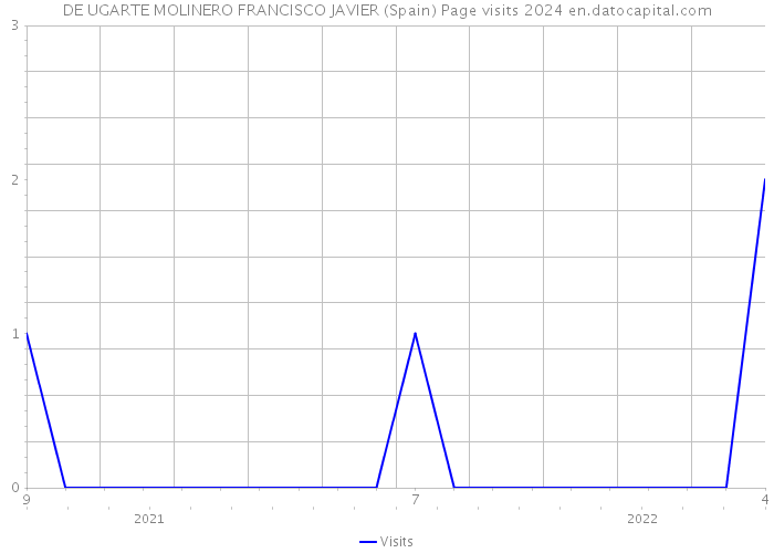 DE UGARTE MOLINERO FRANCISCO JAVIER (Spain) Page visits 2024 