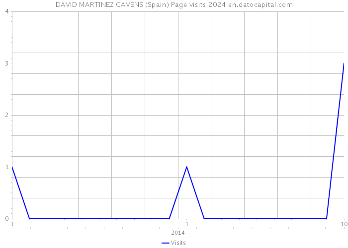 DAVID MARTINEZ CAVENS (Spain) Page visits 2024 