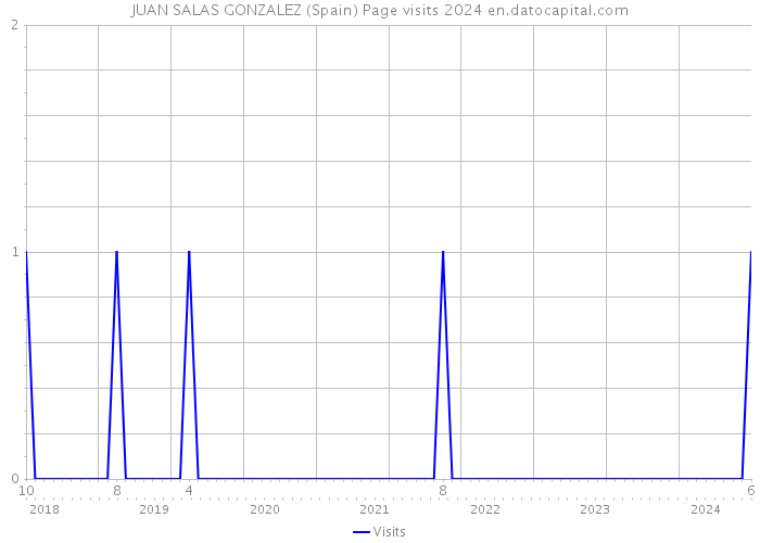 JUAN SALAS GONZALEZ (Spain) Page visits 2024 