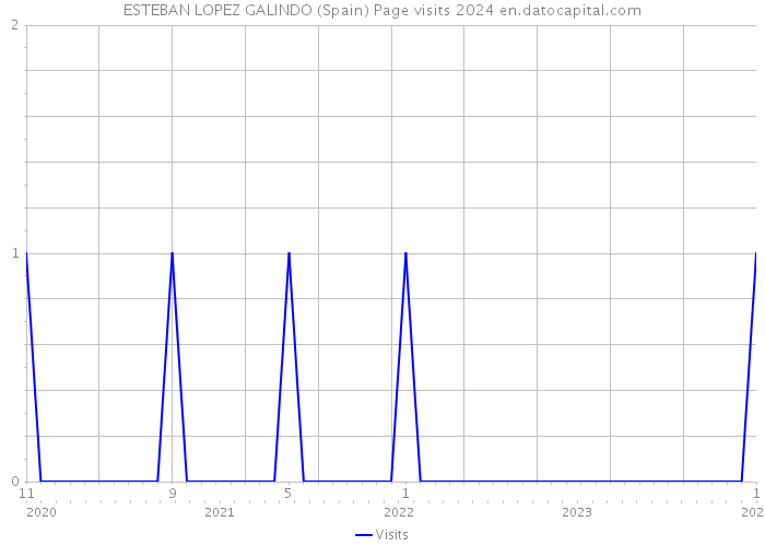 ESTEBAN LOPEZ GALINDO (Spain) Page visits 2024 