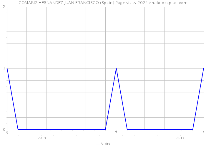 GOMARIZ HERNANDEZ JUAN FRANCISCO (Spain) Page visits 2024 