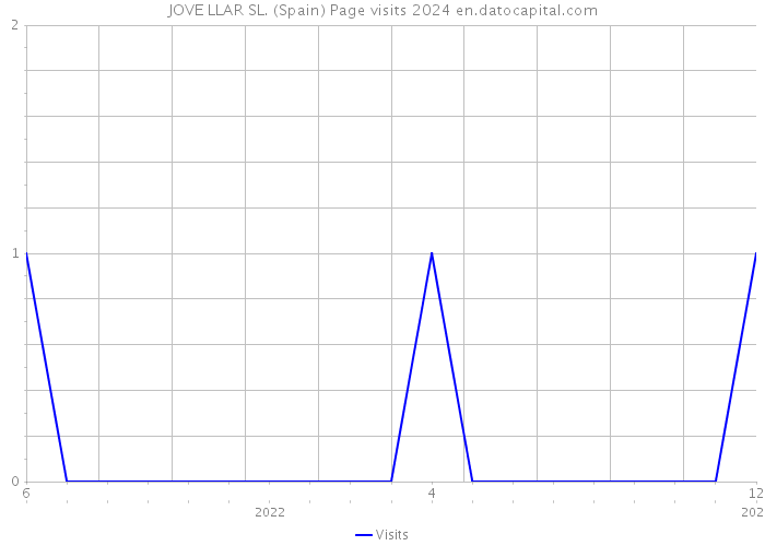 JOVE LLAR SL. (Spain) Page visits 2024 