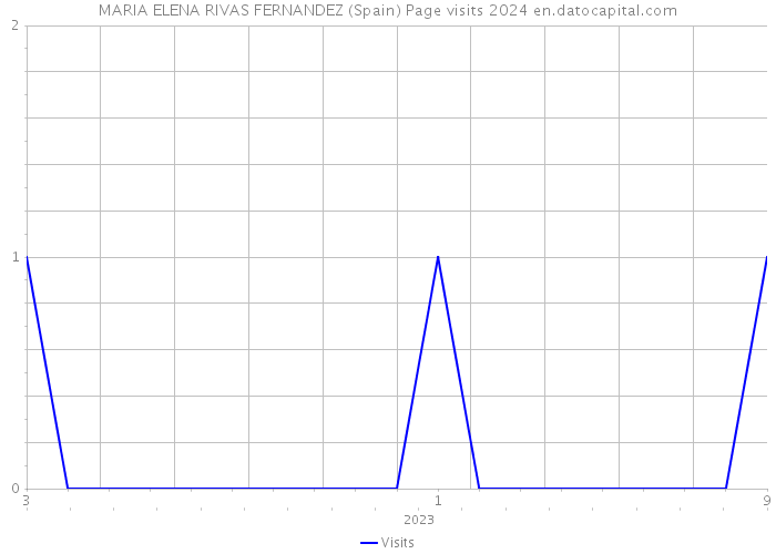 MARIA ELENA RIVAS FERNANDEZ (Spain) Page visits 2024 