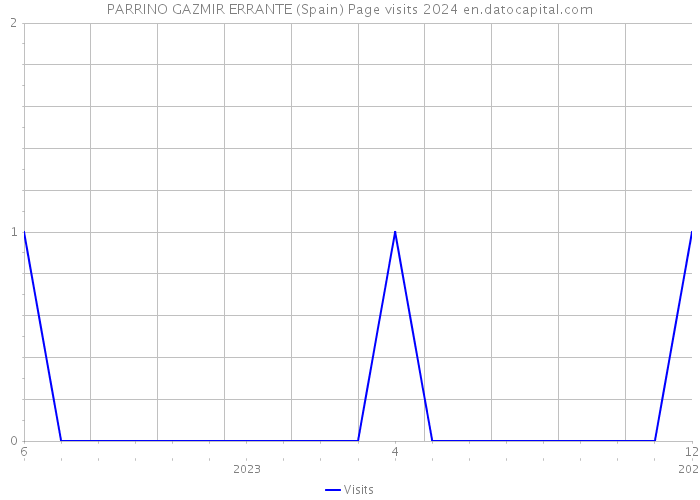 PARRINO GAZMIR ERRANTE (Spain) Page visits 2024 