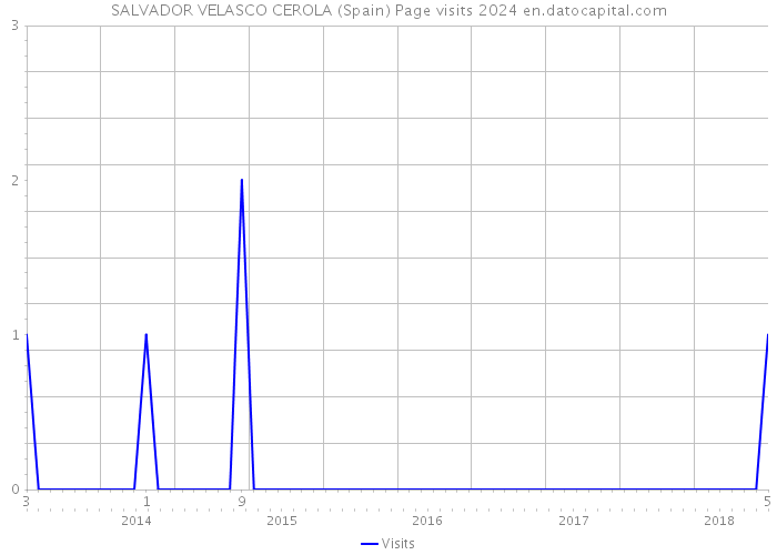 SALVADOR VELASCO CEROLA (Spain) Page visits 2024 