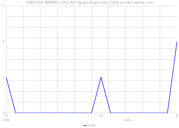 ASESORIA PEREIRA 2002 SLP (Spain) Page visits 2024 