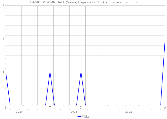 DAVID GOW MICHAEL (Spain) Page visits 2024 