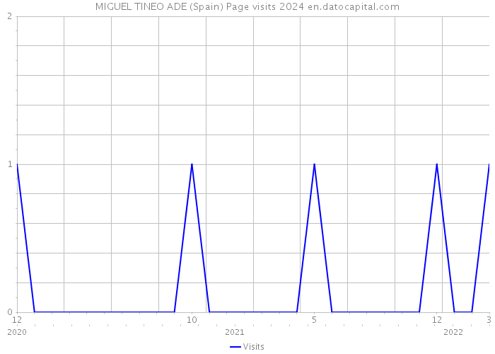 MIGUEL TINEO ADE (Spain) Page visits 2024 