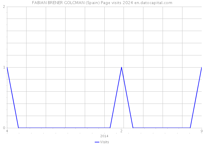FABIAN BRENER GOLCMAN (Spain) Page visits 2024 